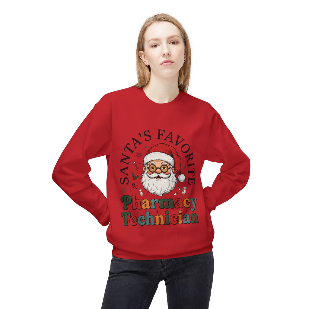 Santa’s Favorite Pharmacy Technician Christmas Sweatshirt