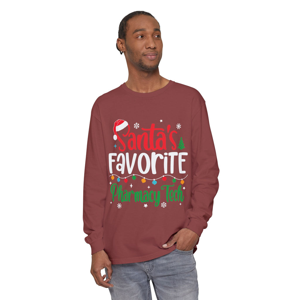Santa’s Pharmacy Tech Christmas Long Sleeve T-Shirt