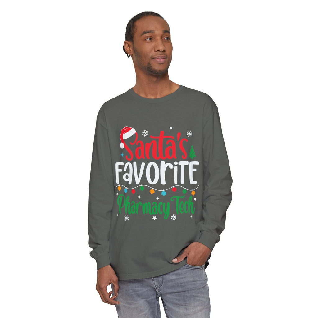 Santa’s Pharmacy Tech Christmas Long Sleeve T-Shirt
