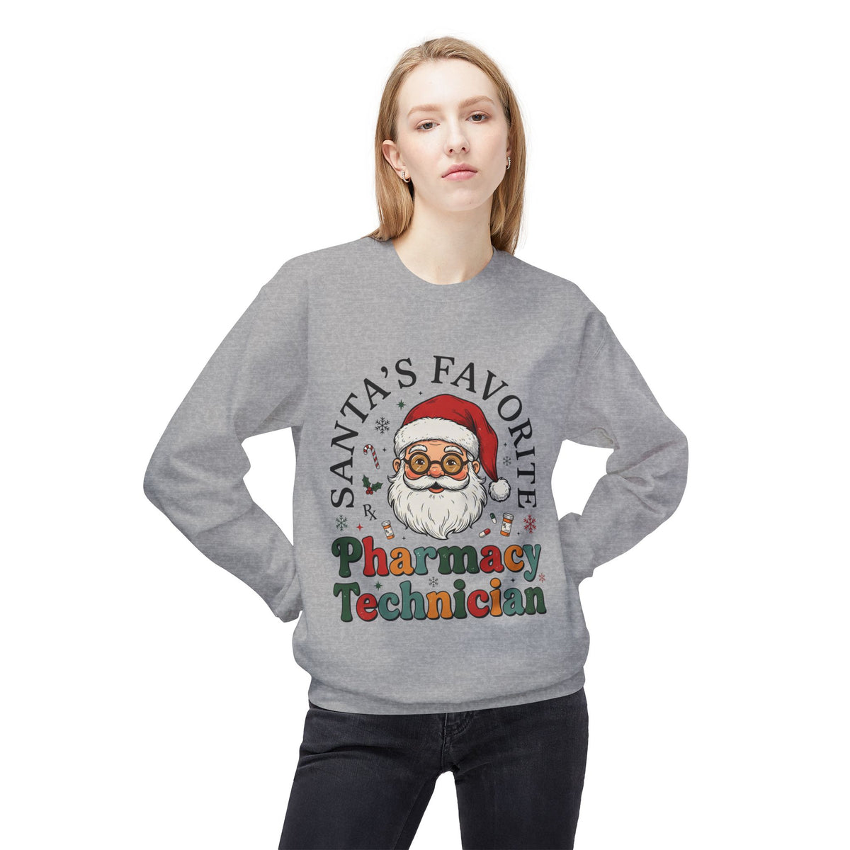 Santa’s Favorite Pharmacy Technician Christmas Sweatshirt