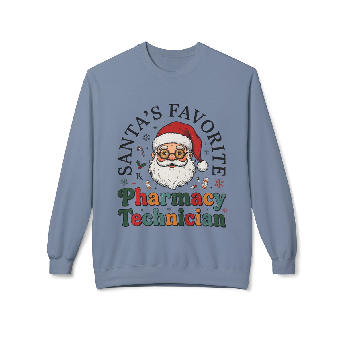 Santa’s Favorite Pharmacy Technician Christmas Sweatshirt