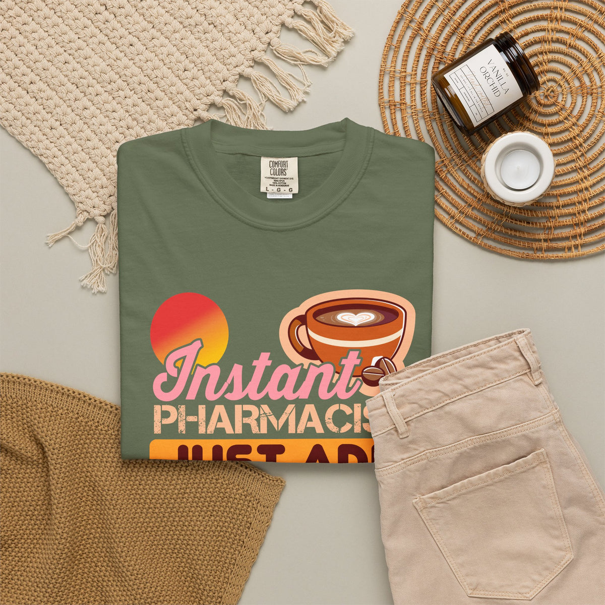 Instant Pharmacist Just Add Coffee T-Shirt