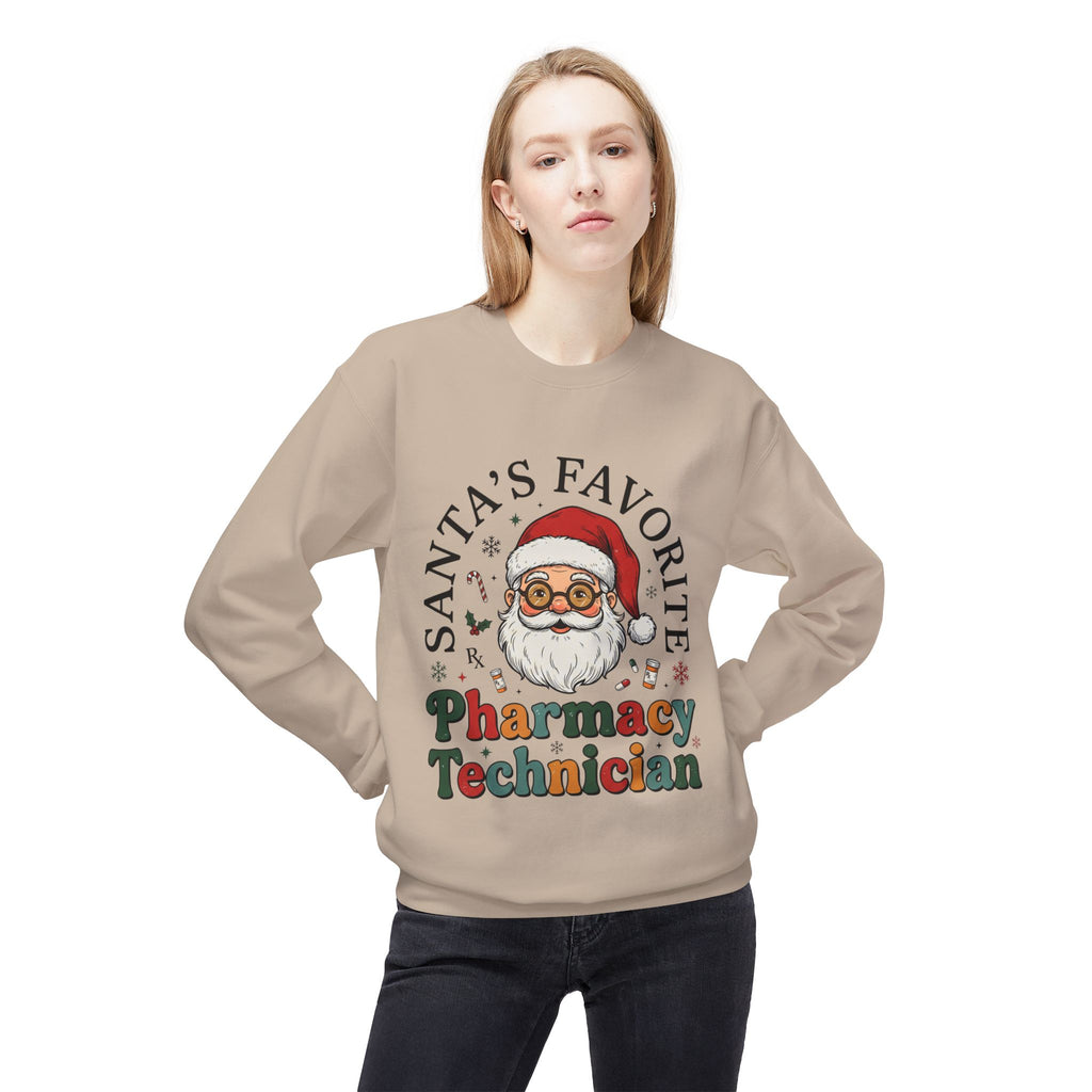Santa’s Favorite Pharmacy Technician Christmas Sweatshirt