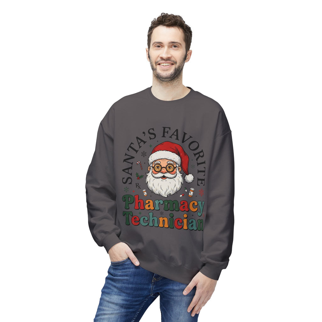 Santa’s Favorite Pharmacy Technician Christmas Sweatshirt
