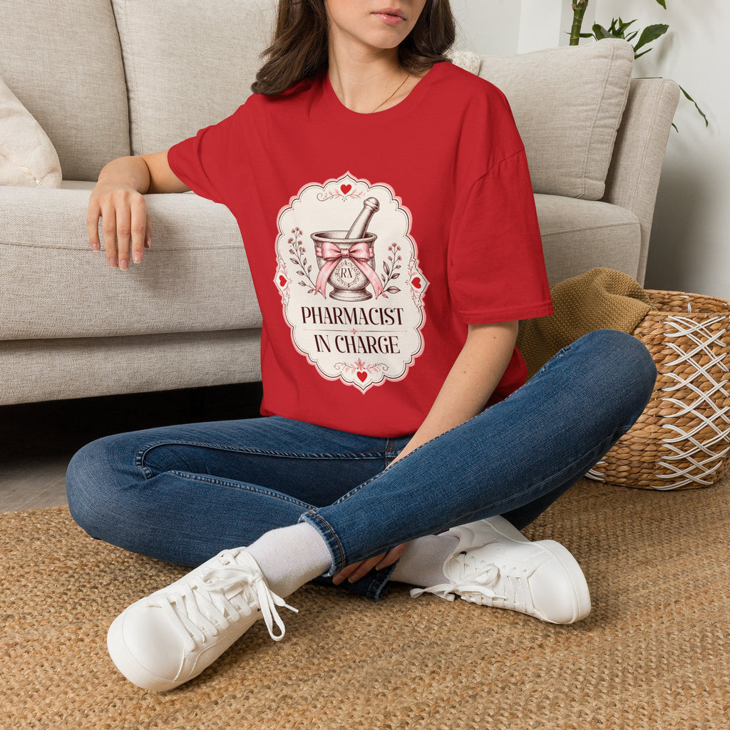 Pharmacist in Charge T-Shirt – Pharmacy Gift for Pharmacists
