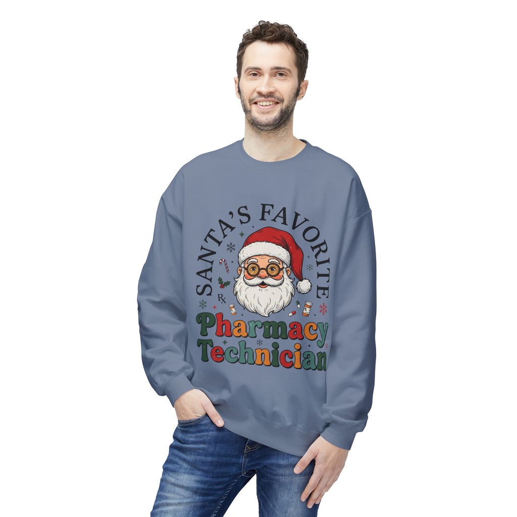 Santa’s Favorite Pharmacy Technician Christmas Sweatshirt