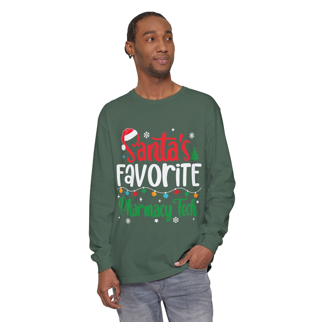 Santa’s Pharmacy Tech Christmas Long Sleeve T-Shirt