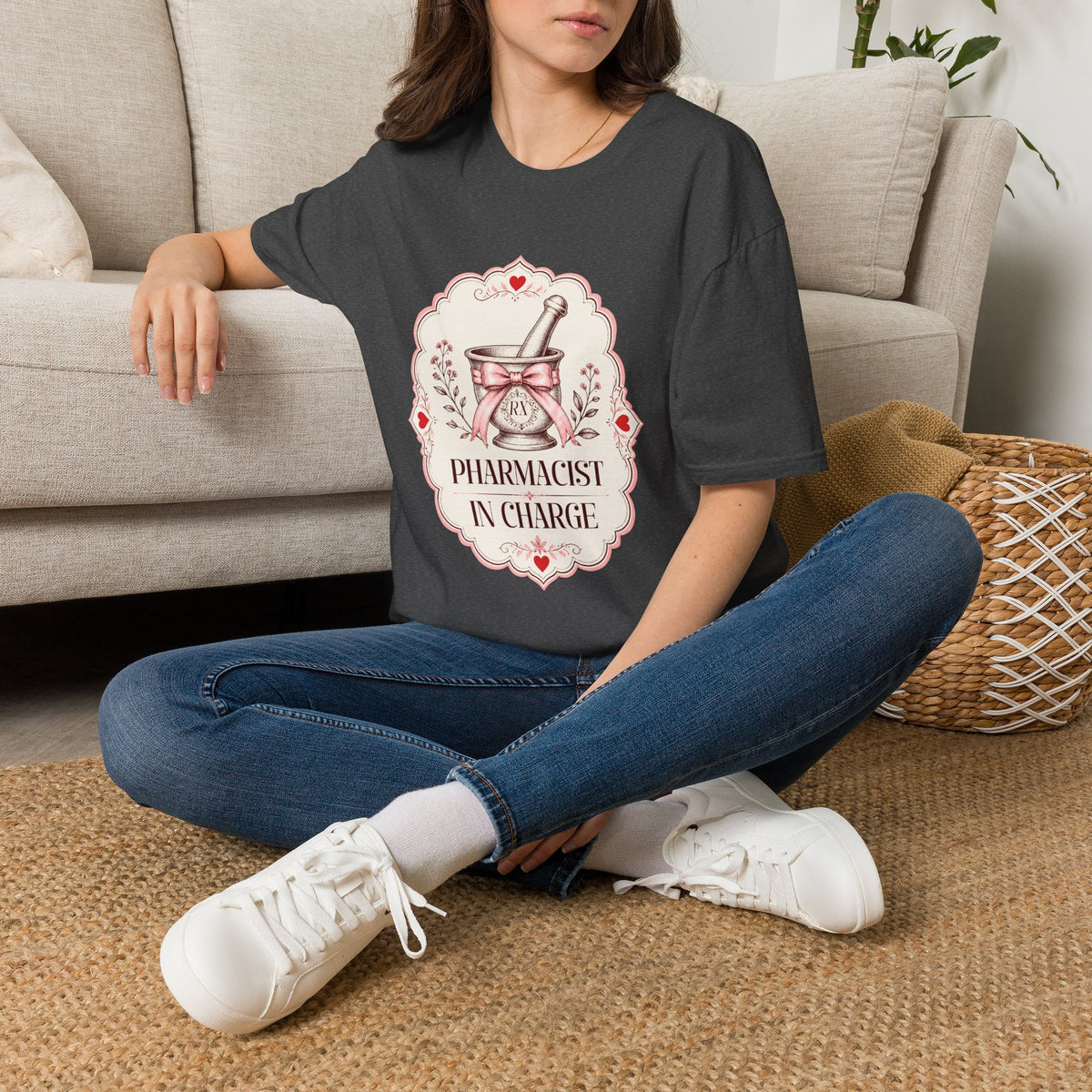 Pharmacist in Charge T-Shirt – Pharmacy Gift for Pharmacists