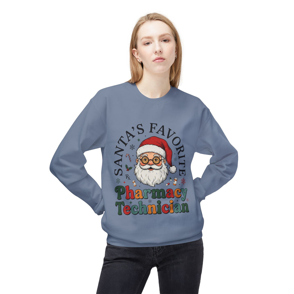 Santa’s Favorite Pharmacy Technician Christmas Sweatshirt