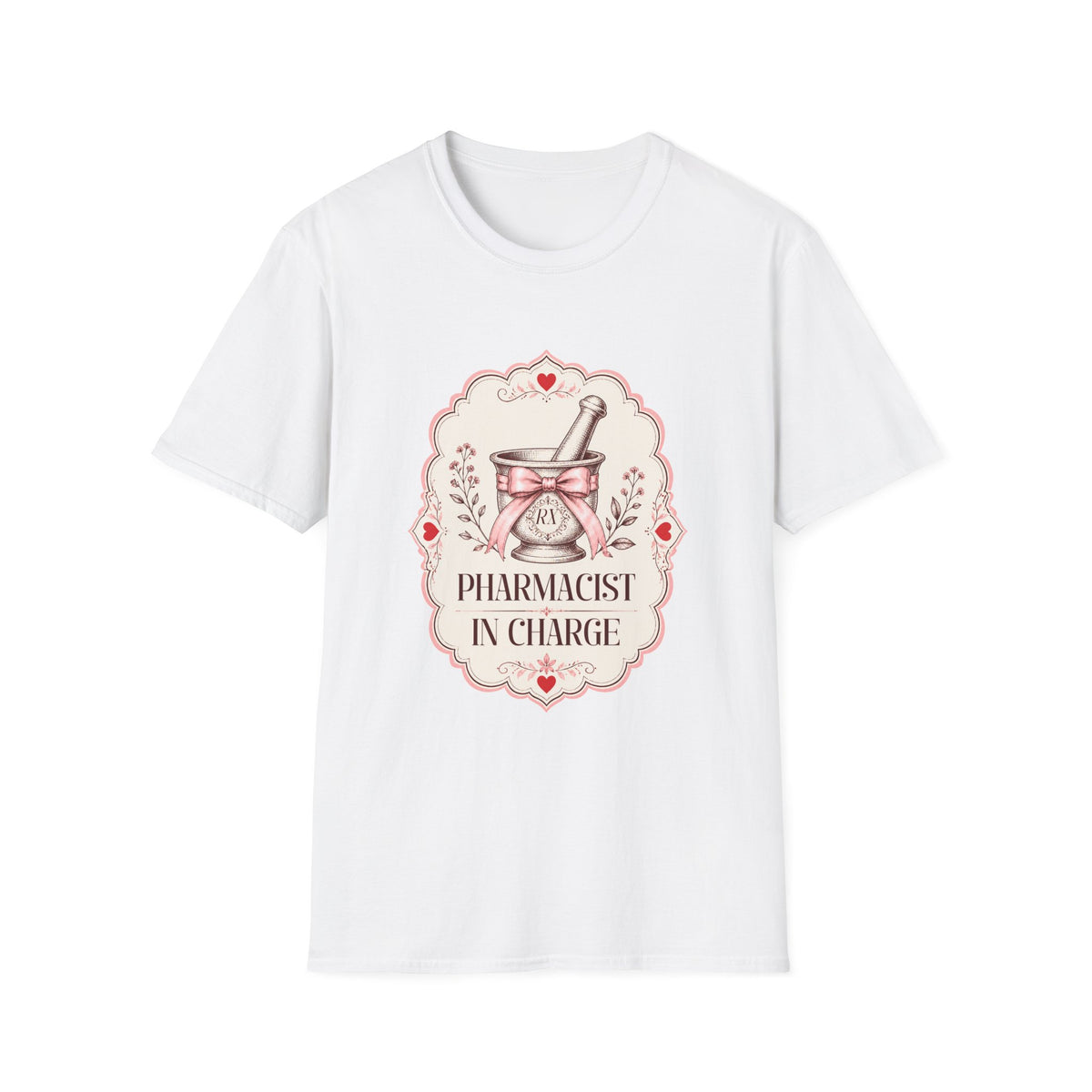 Pharmacist in Charge T-Shirt – Pharmacy Gift for Pharmacists