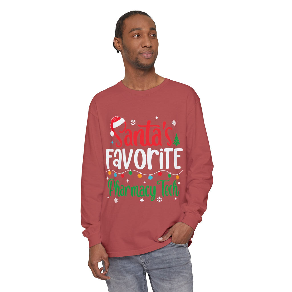 Santa’s Pharmacy Tech Christmas Long Sleeve T-Shirt