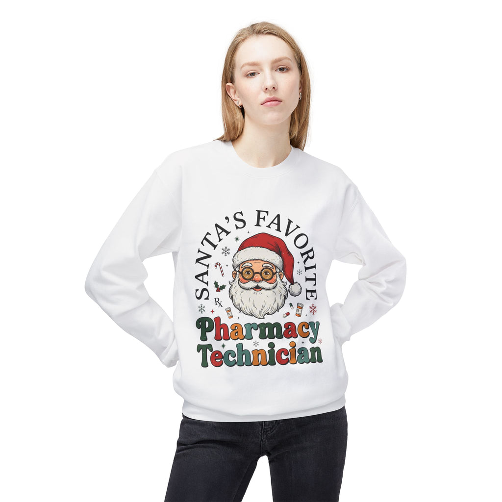 Santa’s Favorite Pharmacy Technician Christmas Sweatshirt