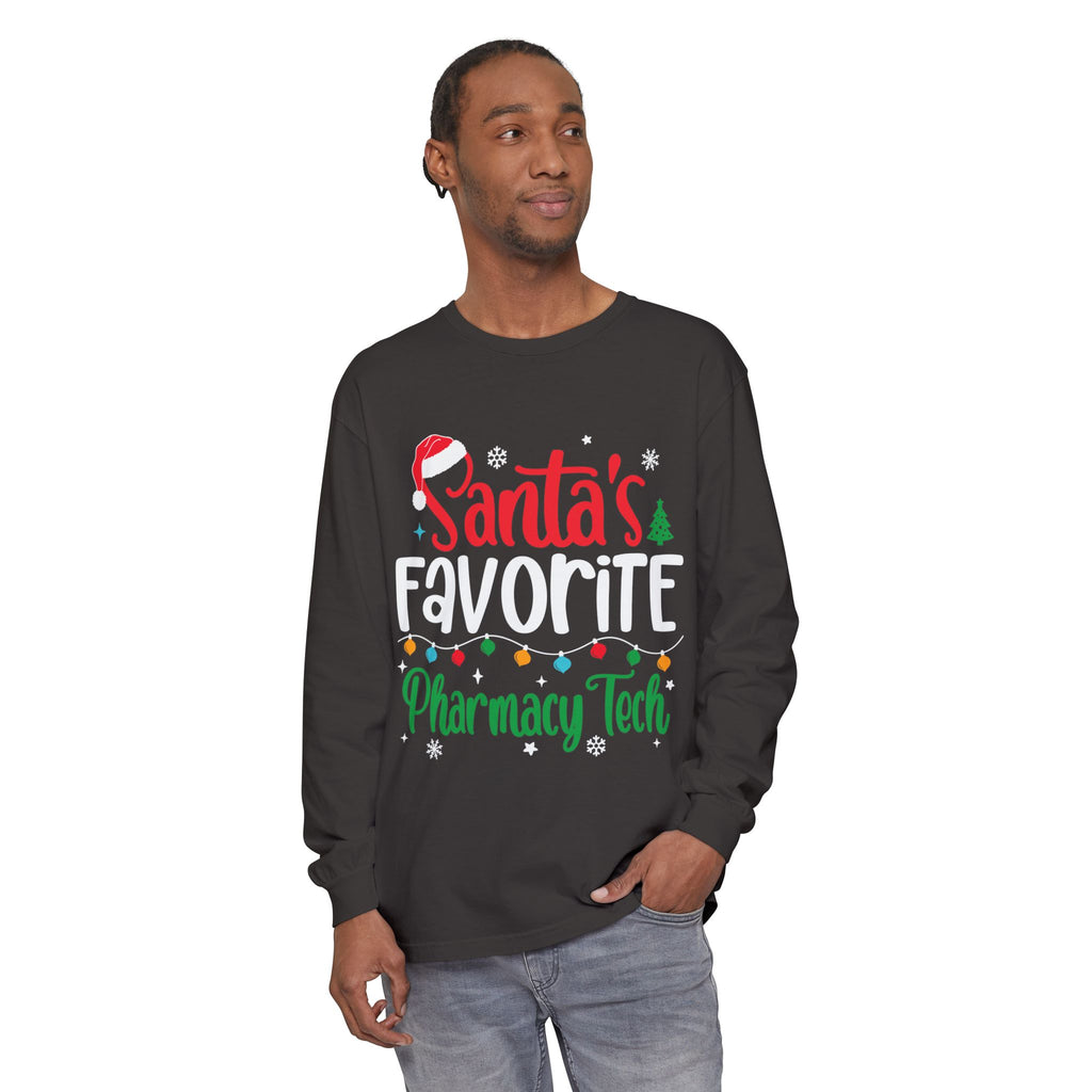 Santa’s Pharmacy Tech Christmas Long Sleeve T-Shirt