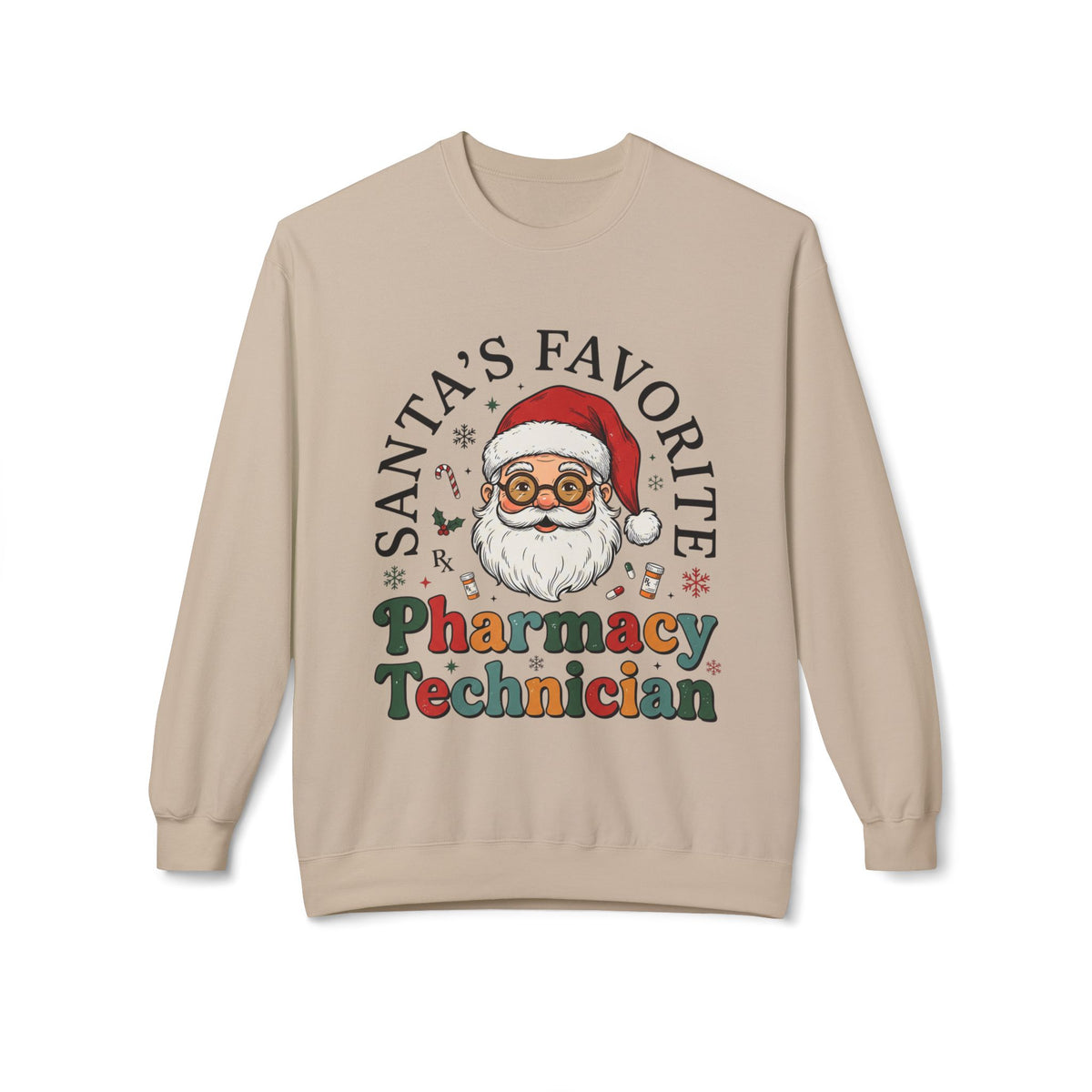 Santa’s Favorite Pharmacy Technician Christmas Sweatshirt
