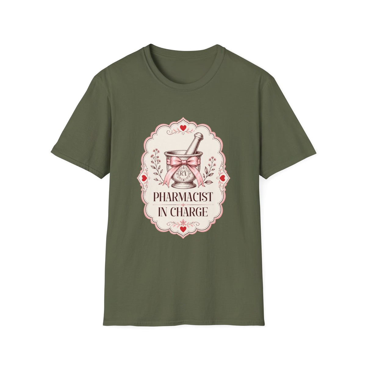 Pharmacist in Charge T-Shirt – Pharmacy Gift for Pharmacists