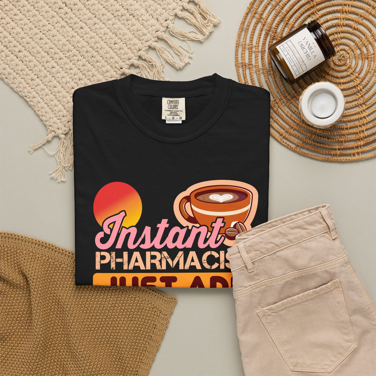 Instant Pharmacist Just Add Coffee T-Shirt