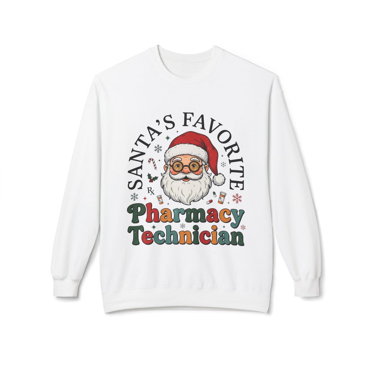 Santa’s Favorite Pharmacy Technician Christmas Sweatshirt