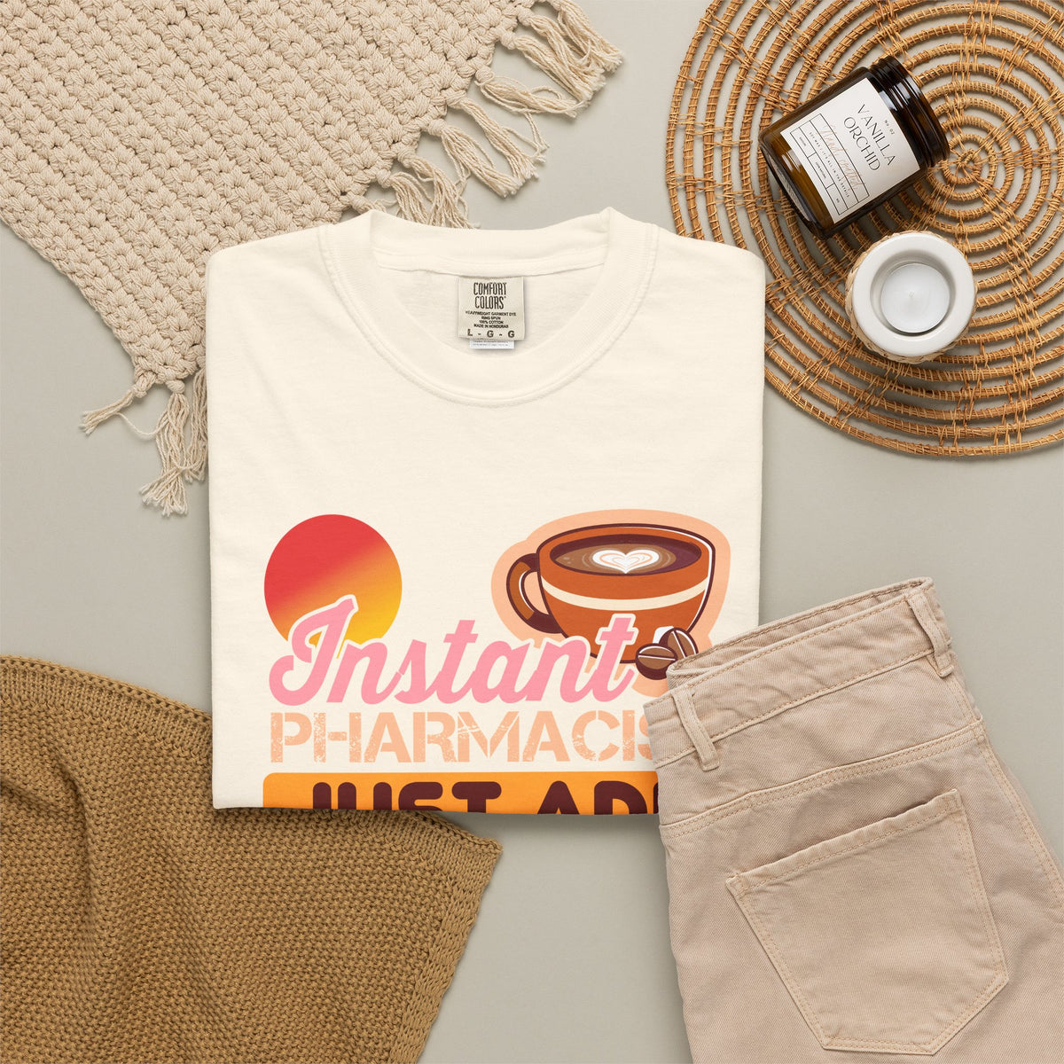 Instant Pharmacist Just Add Coffee T-Shirt